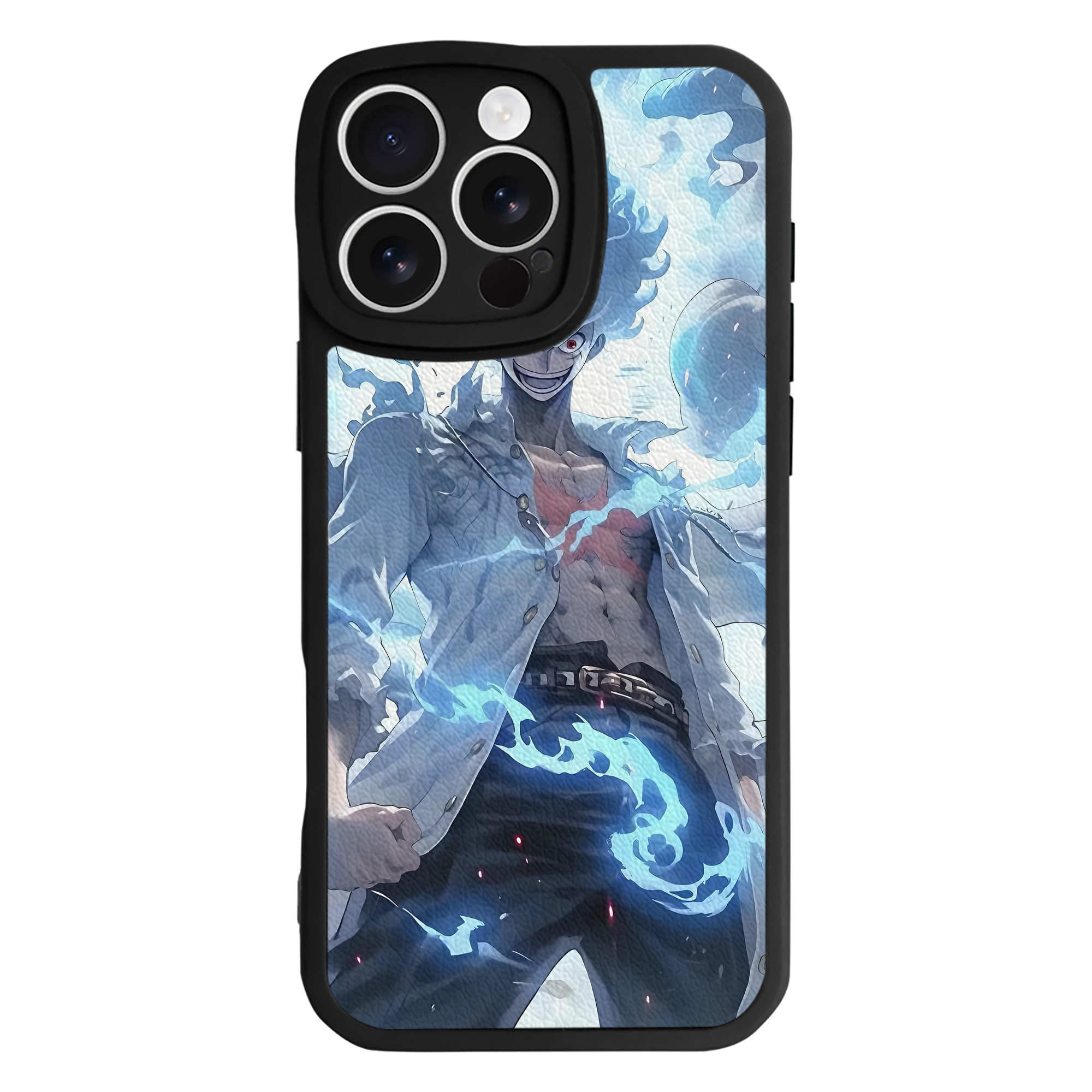 （画像用） ワンピース ONE PIECE 【iPhone 16シリーズ対応】シリコンスマホケース（レザー調） 材質：シリコン